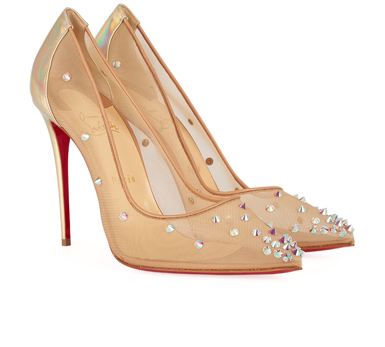 Christian Louboutin Degra 100MM Pumps Heels Designer Exchange Buy