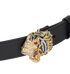 Gucci Embellished Tiger Belt, &pound;150, Accessories, Black, Leather, Other view