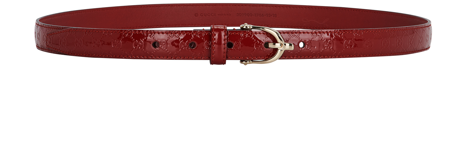 designer belts red