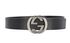 Gucci Interlocking G Belt, &pound;195, Accessories, Black, Leather, Front view