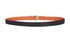 Salvatore Ferragamo Reversible Gancini Belt, £220, Accessories, Black/Orange, Leather, Back view