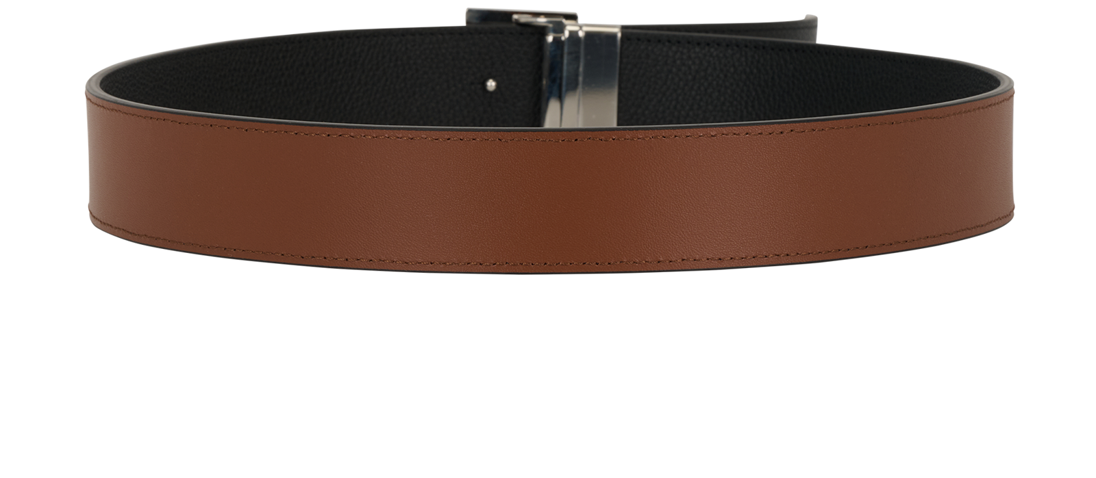 Burberry TB Reversible Belt, &pound;180, Accessories, Black, Leather, Other view