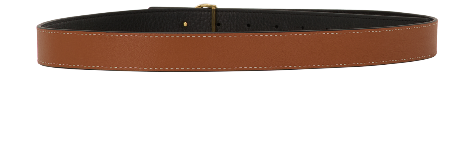 Tory Burch Miller Reversible Belt, &pound;120, Accessories, Black, Leather, Other view