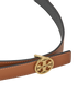 Tory Burch Miller Reversible Belt, &pound;120, Accessories, Black, Leather, Other view