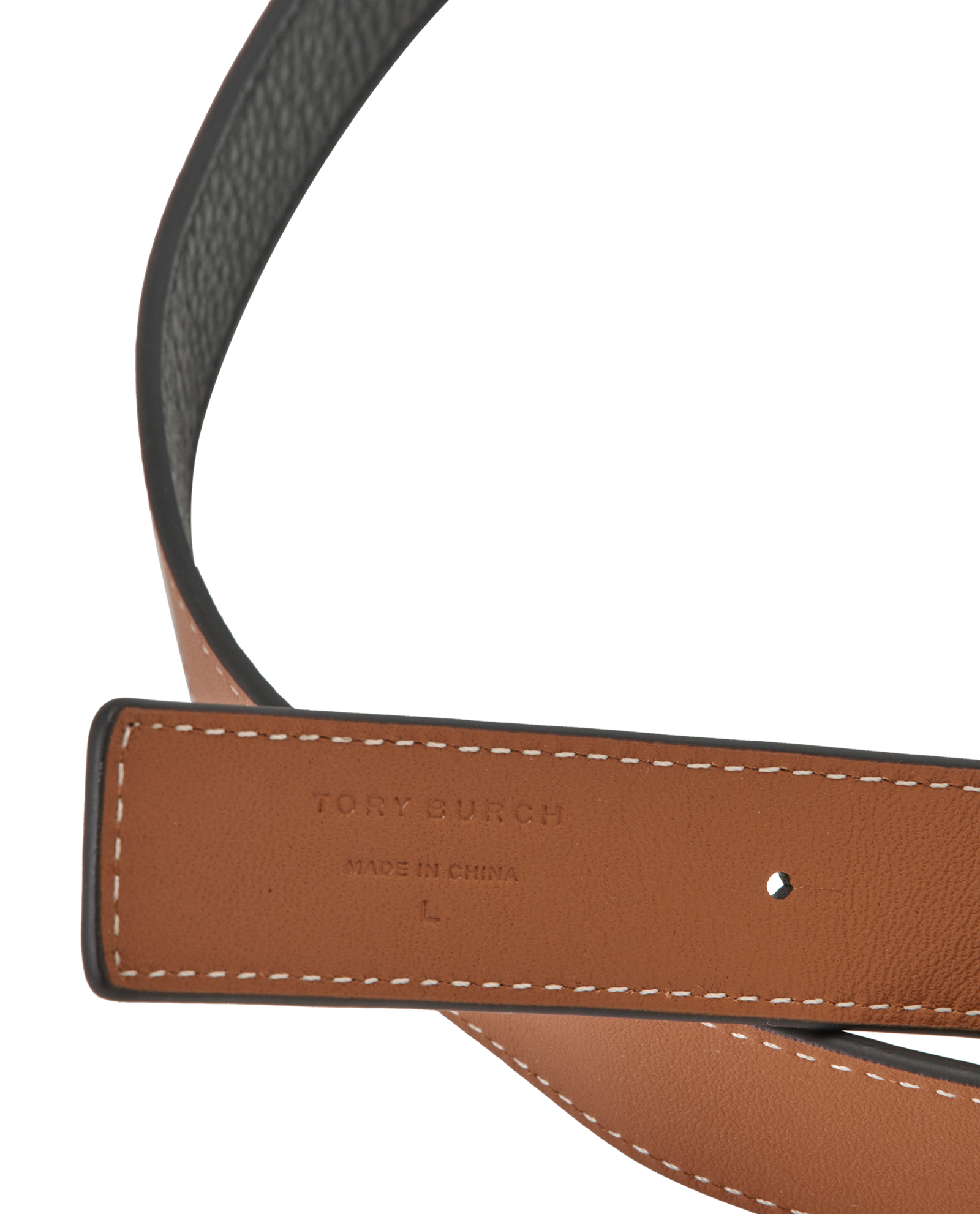 Tory Burch Miller Reversible Belt, &pound;120, Accessories, Black, Leather, Other view