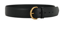Gucci Belt, Leather, Black, 214351, Sz75, 3*