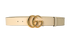 Gucci GG Belt, £280, Accessories, White, Leather, Front view
