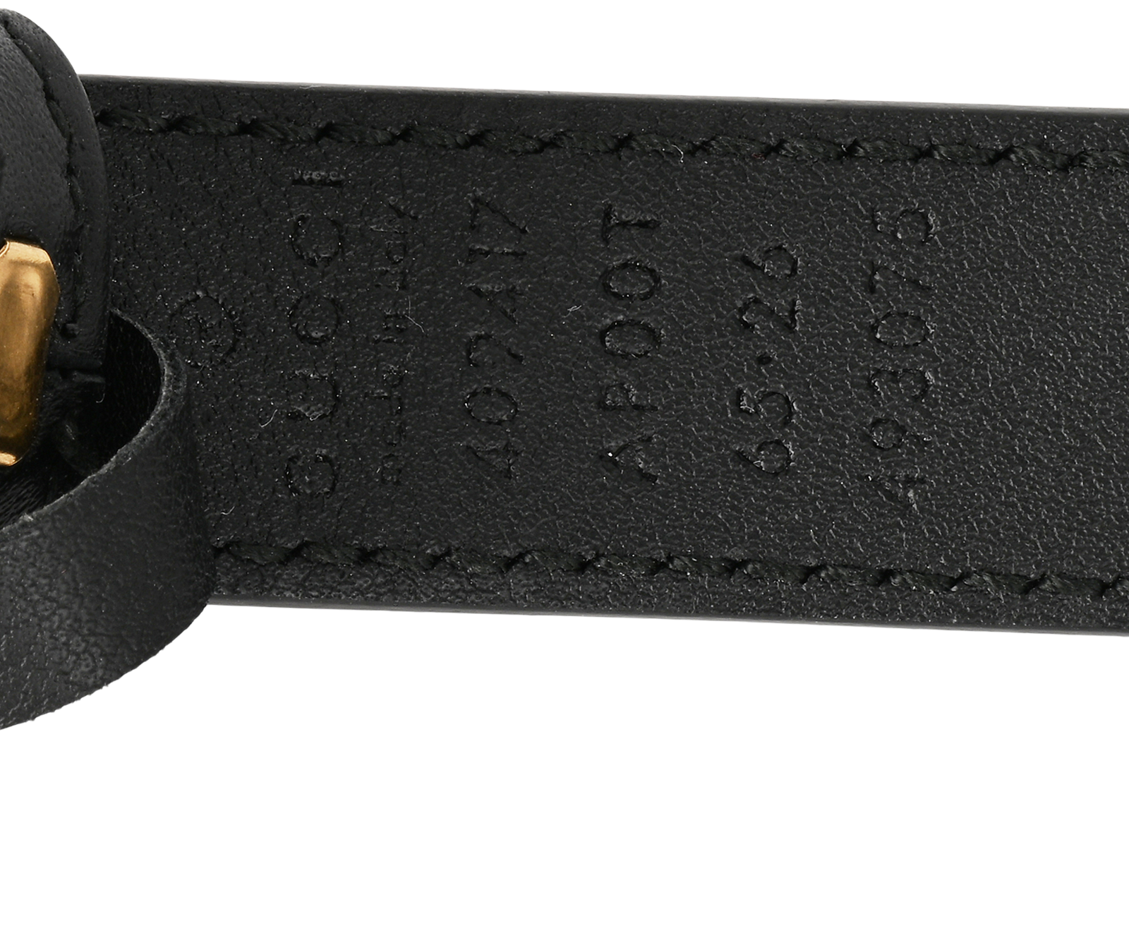 Gucci GG Marmont Thin Belt, &pound;195, Accessories, Black, Leather, Other view