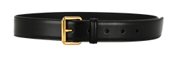 Gucci Buckle Belt, Leather, Black, 525040, Sz70, DB, 3*