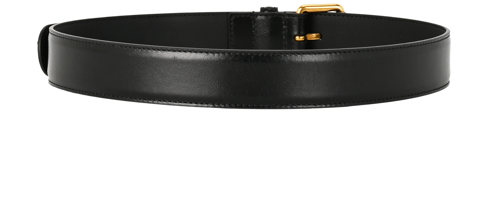 Gucci Buckle Belt, &pound;180, Accessories, Black, Leather, Back view