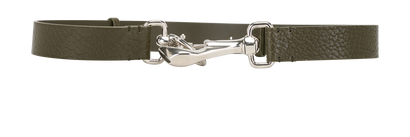 Burberry Adjustable Belt, &pound;180, Accessories, Khaki, Leather, Front view