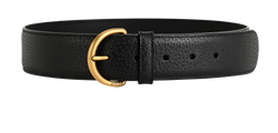 Gucci Belt, Leather, Black, 70 CM, MII, B/DB, 3*