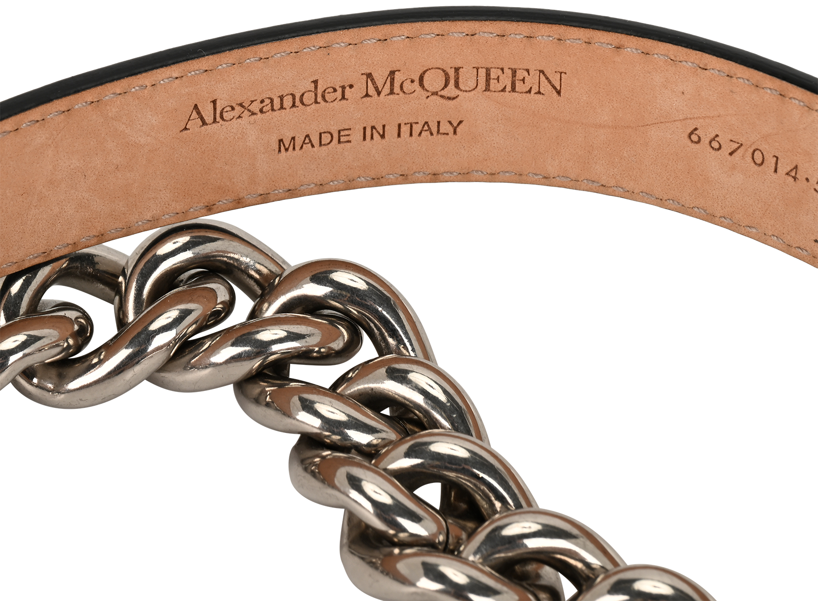 Alexander McQueen Double Waist Belt, &pound;110, Accessories, Black, Leather, Other view