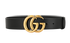 Gucci GG Marmont Belt, &pound;295, Accessories, Black, Leather, Front view
