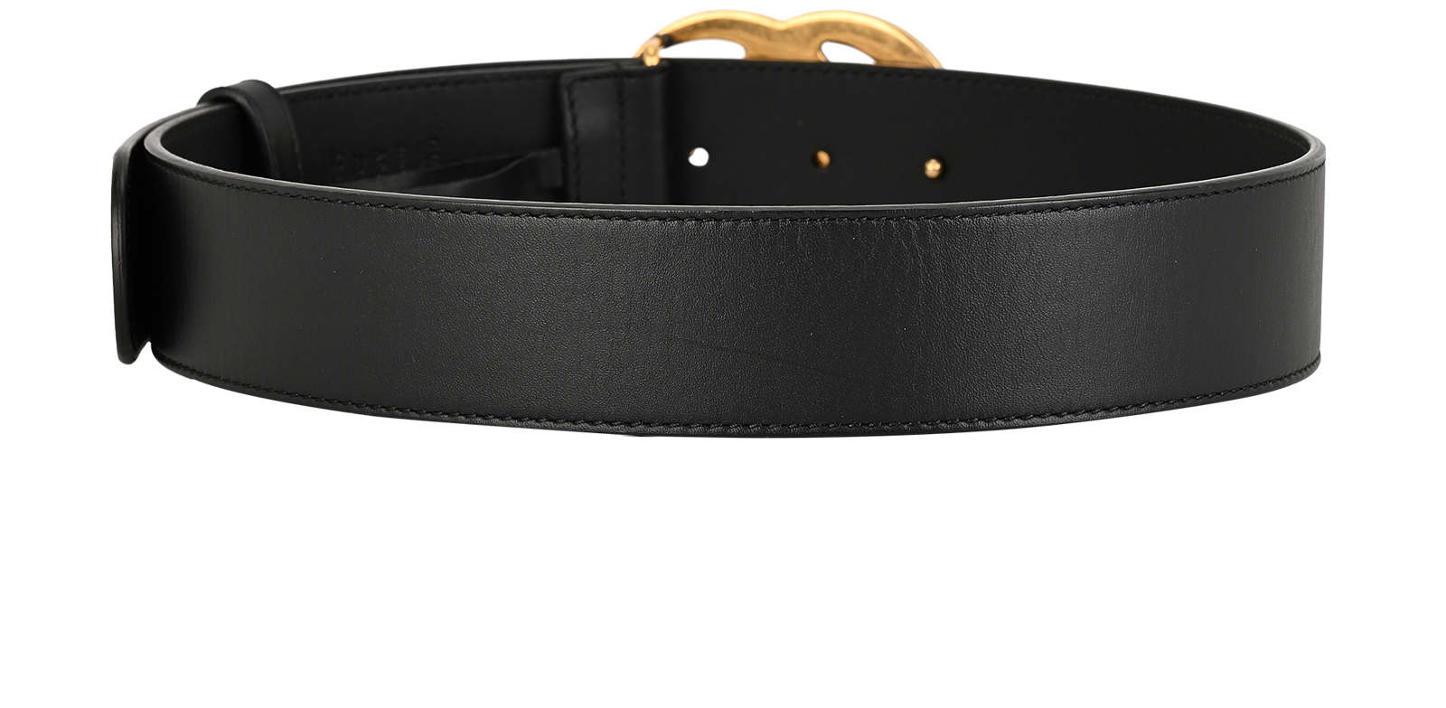 Gucci GG Marmont Belt, &pound;295, Accessories, Black, Leather, Back view