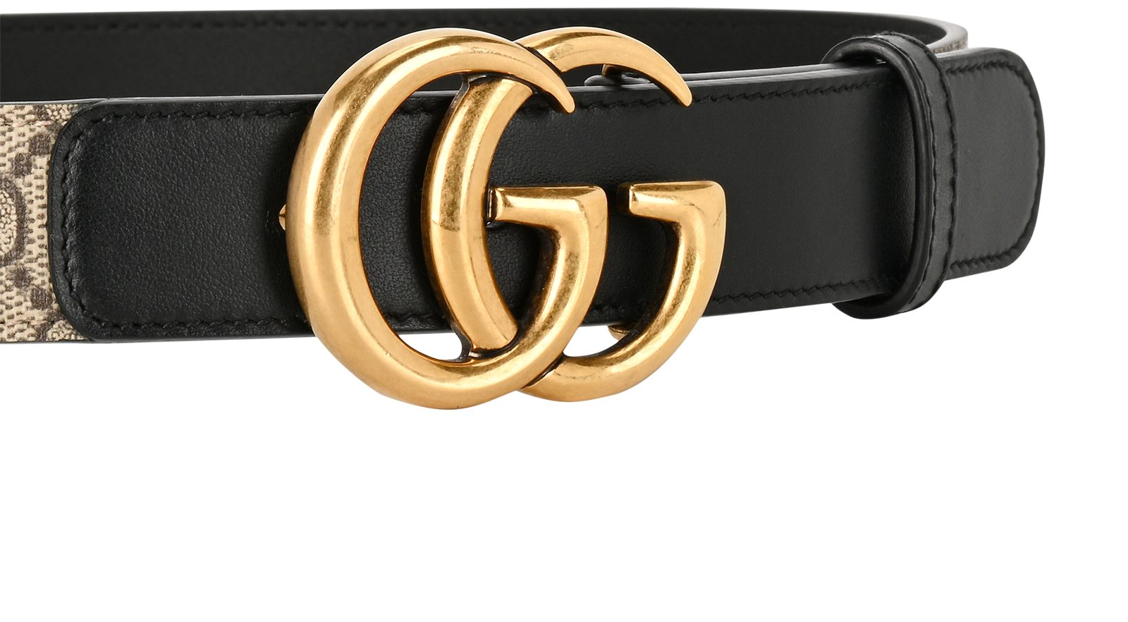 Gucci GG Monogram Belt, &pound;250, Accessories, Brown, Canvas, Other view