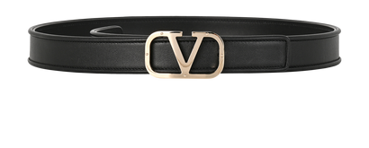 Valentino V Belt, &pound;180, Accessories, Black, Leather, Front view