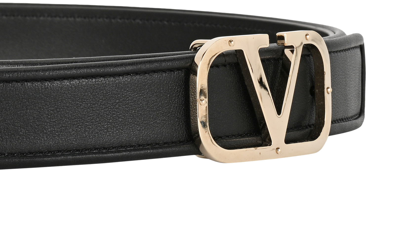 Valentino V Belt, &pound;180, Accessories, Black, Leather, Other view