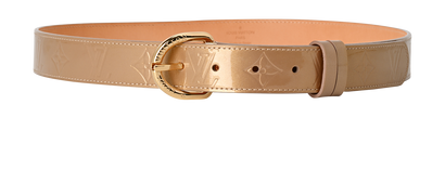 Louis Vuitton Belt, &pound;225, Accessories, Gold, Patent Leather, Front view