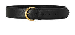 Gucci Belt, Leather, Black, 573325, Sz80, B/DB, 3*