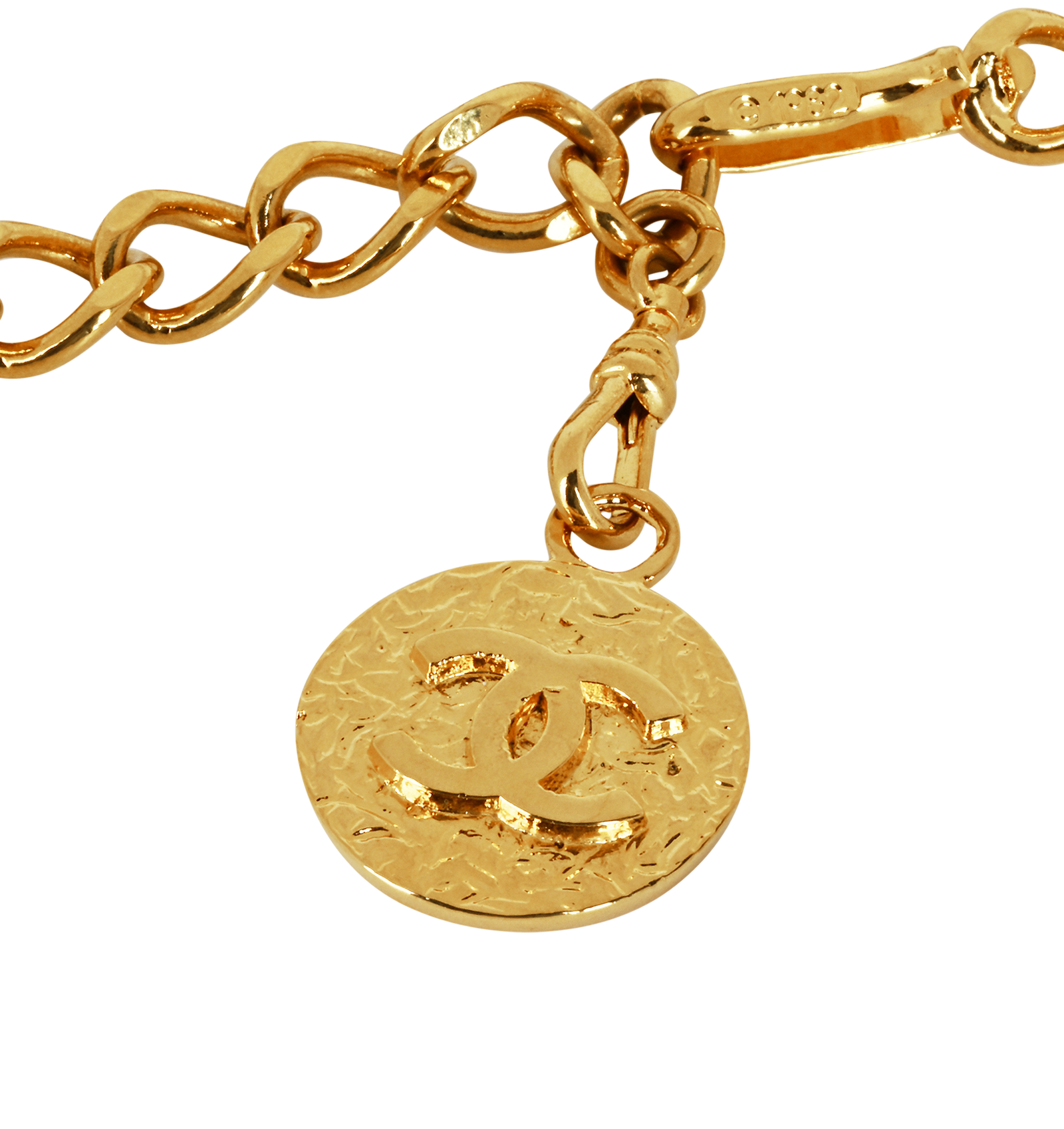 Chanel 1982 Medallion CC Chain Belt, &pound;395, Accessories, Gold, Brass, Other view
