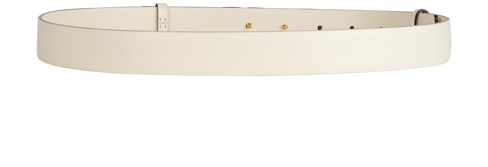 Valentino V Logo Belt, &pound;180, Accessories, White, Leather, Back view