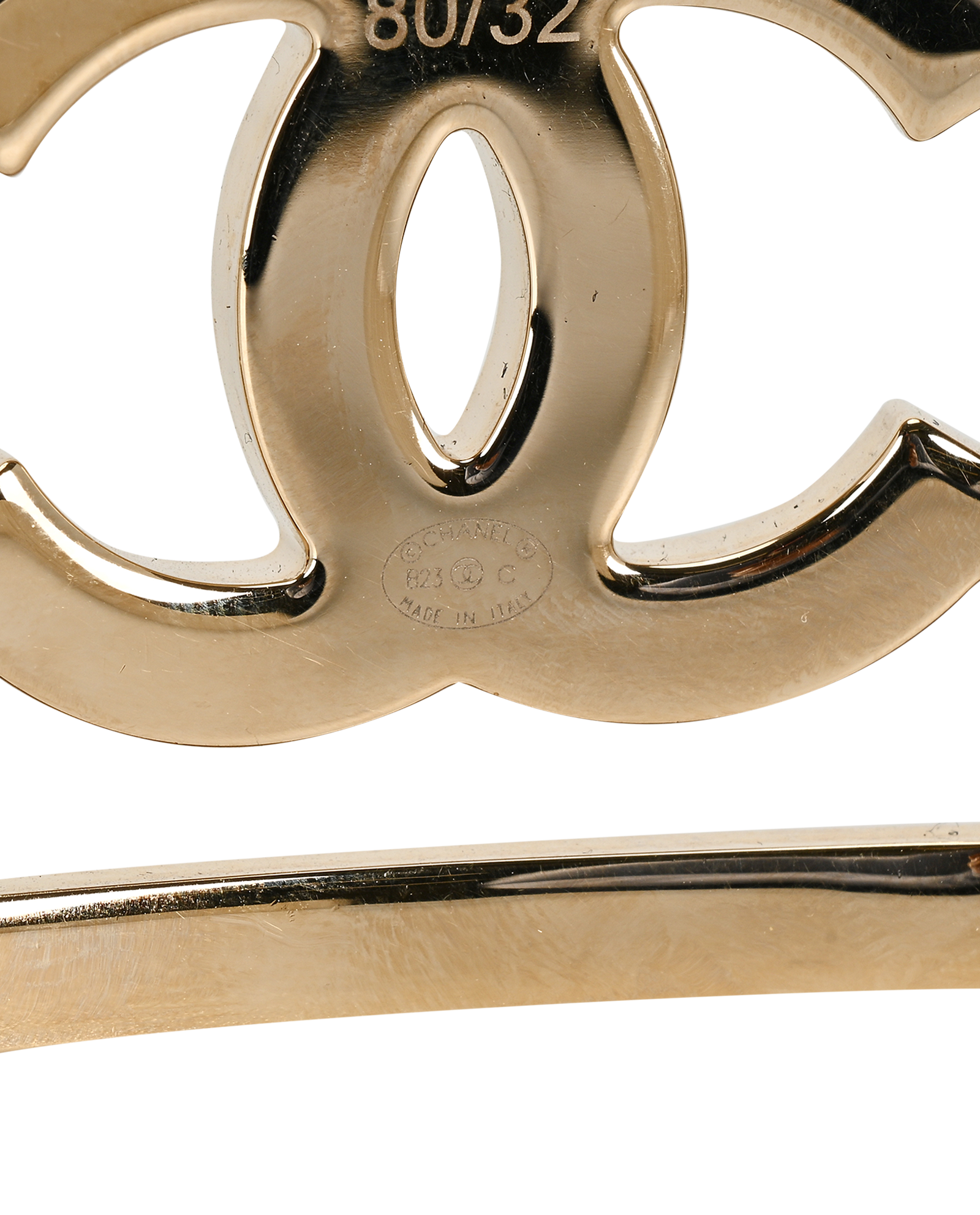 Chanel B23C CC Belt, &pound;395, Accessories, Silver/White, Leather, Other view