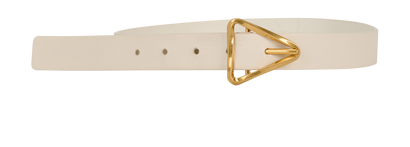 Bottega Veneta V Belt, &pound;80, Accessories, White, Leather, Front view
