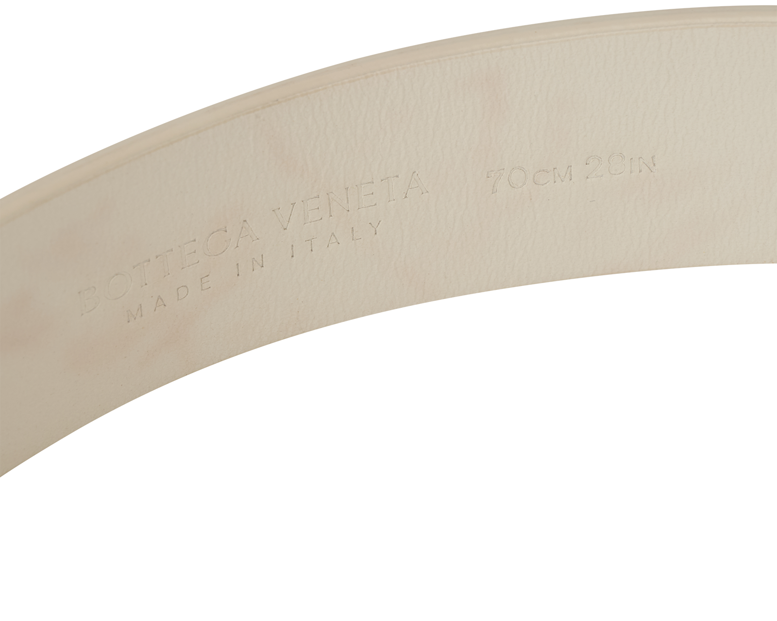 Bottega Veneta V Belt, &pound;80, Accessories, White, Leather, Other view