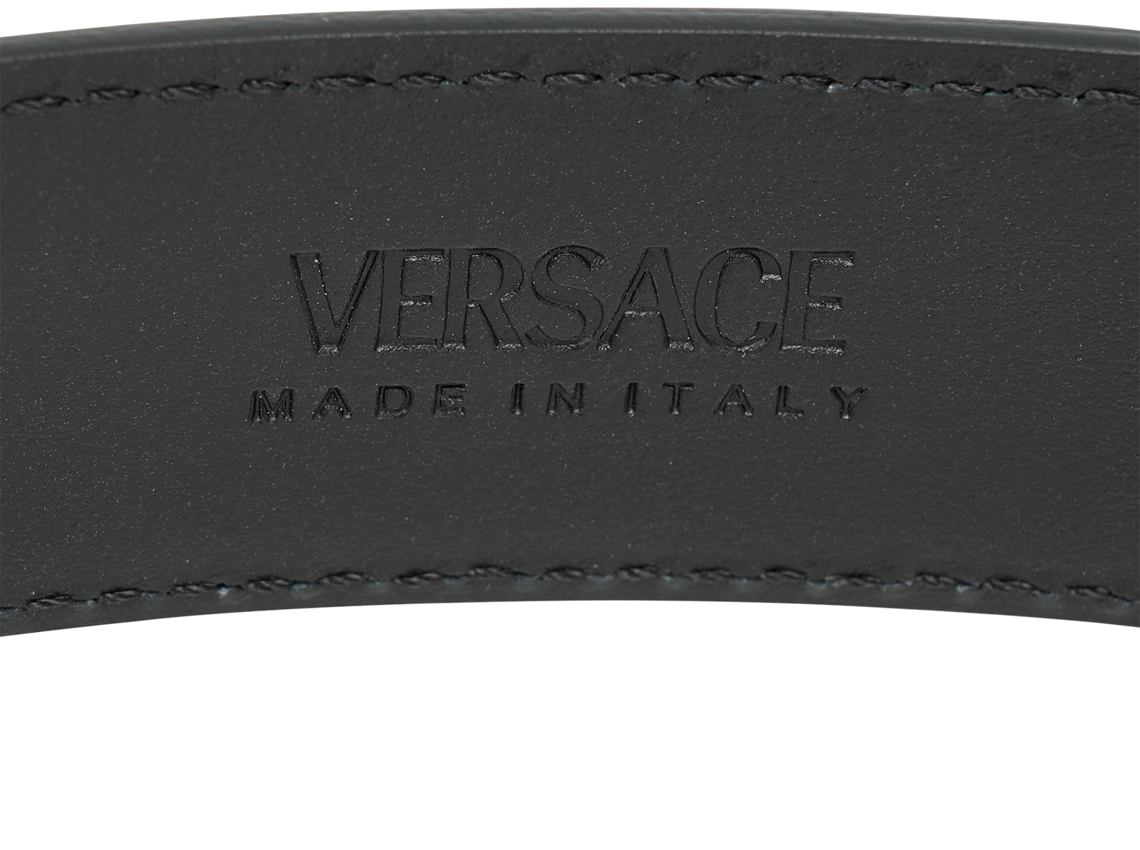 Versace Medusa Belt, &pound;150, Accessories, Black, Leather, Other view