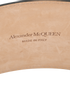 Alexander McQueen Seal Buckle Waist Belt, &pound;220, Accessories, Black, Leather, Other view