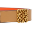 Loewe Anagram Reversible Belt, &pound;275, Accessories, Orange/Tan, Leather, Other view
