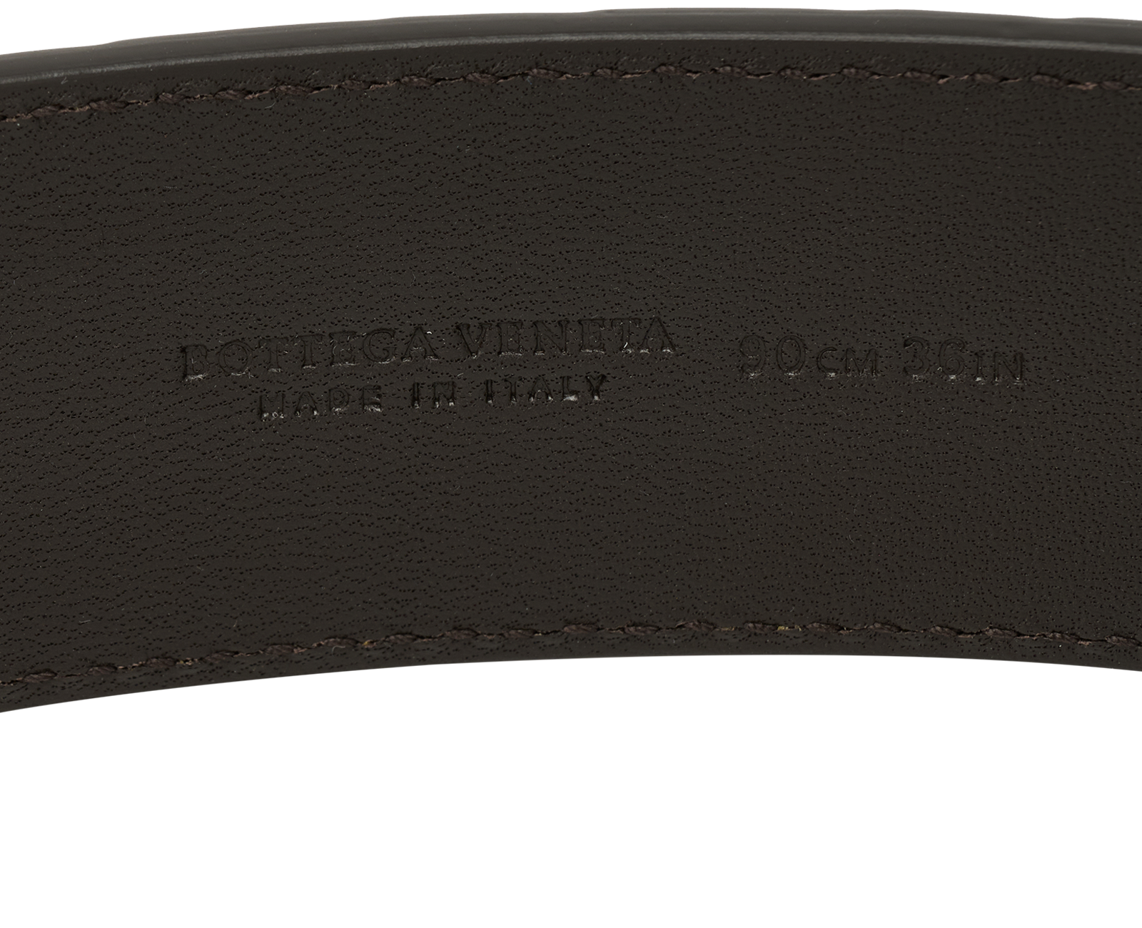 Bottega Veneta Intrecciato Belt, &pound;220, Accessories, Brown, Leather, Other view