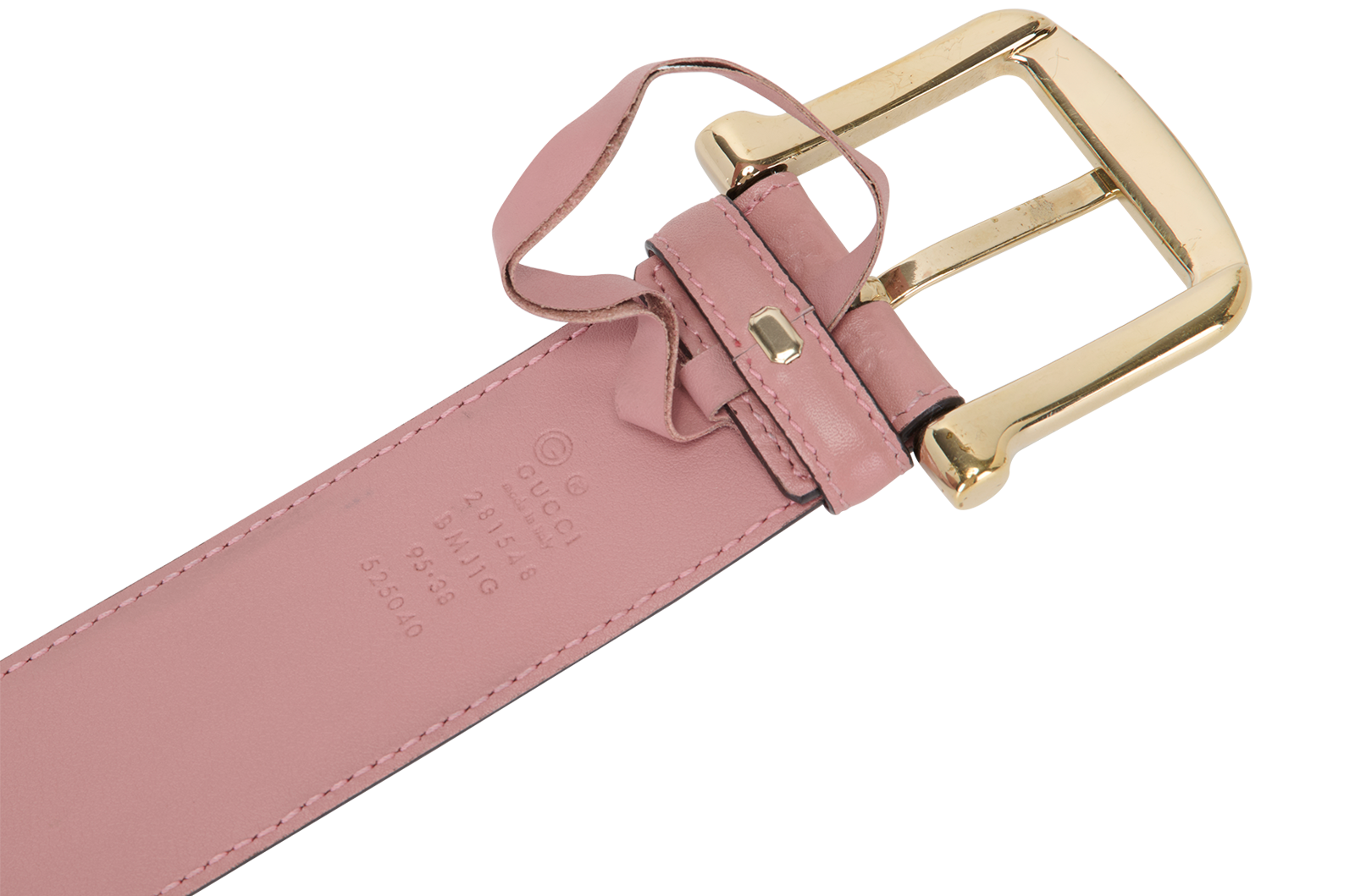 Gucci Guccissima Belt, &pound;130, Accessories, Pink, Leather, Other view