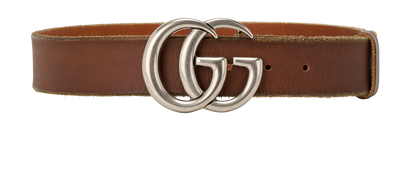 Gucci GG Marmont Belt, &pound;150, Accessories, Tan, Leather, Front view