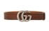 Gucci GG Marmont Belt, &pound;150, Accessories, Tan, Leather, Front view