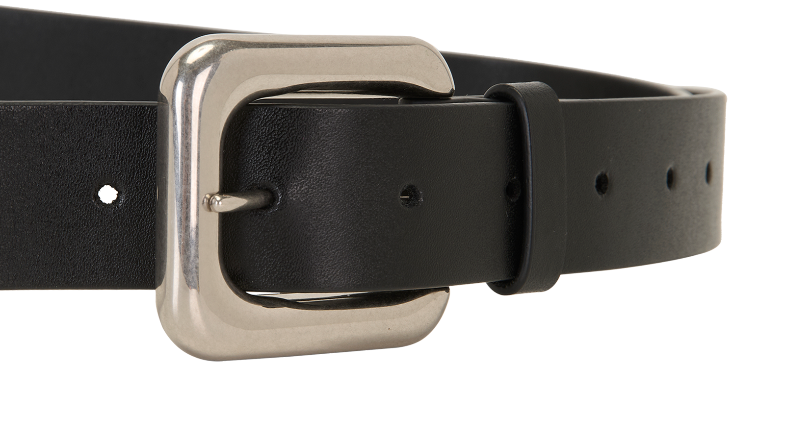 Bottega Veneta Buckle Belt, &pound;150, Accessories, Black, Leather, Other view