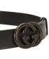 Gucci GG Marmont Belt, &pound;110, Accessories, Black, Leather, Other view