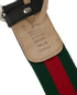 Gucci Interlocking G Web Belt, &pound;195, Accessories, Black/Green/Red, Canvas, Other view