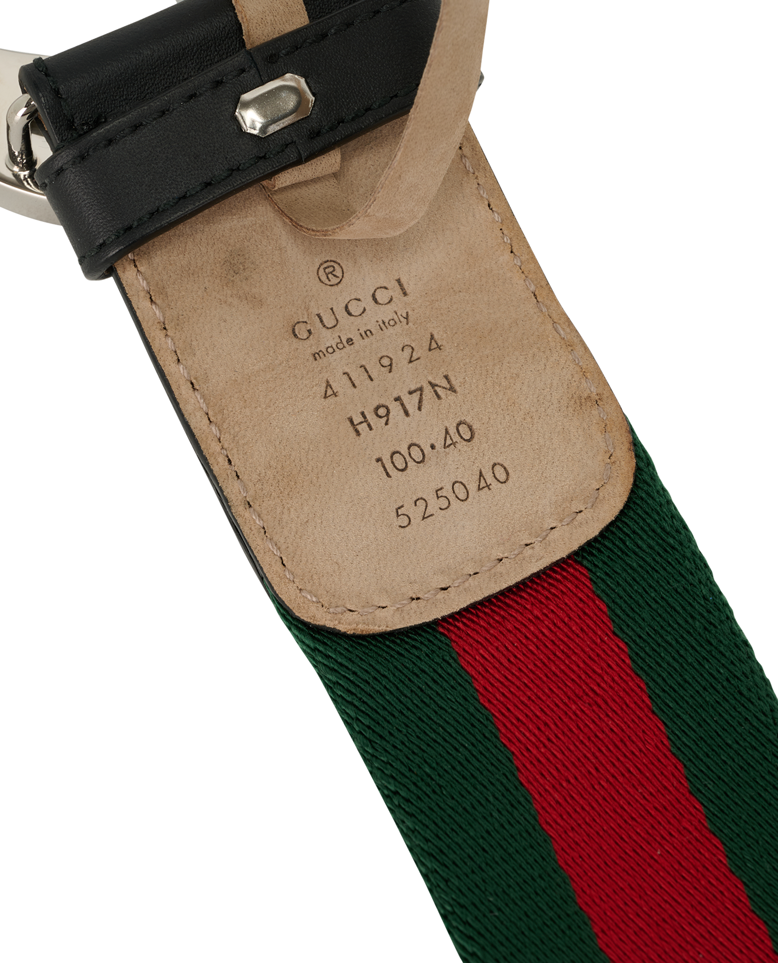 Gucci Interlocking G Web Belt, &pound;195, Accessories, Black/Green/Red, Canvas, Other view