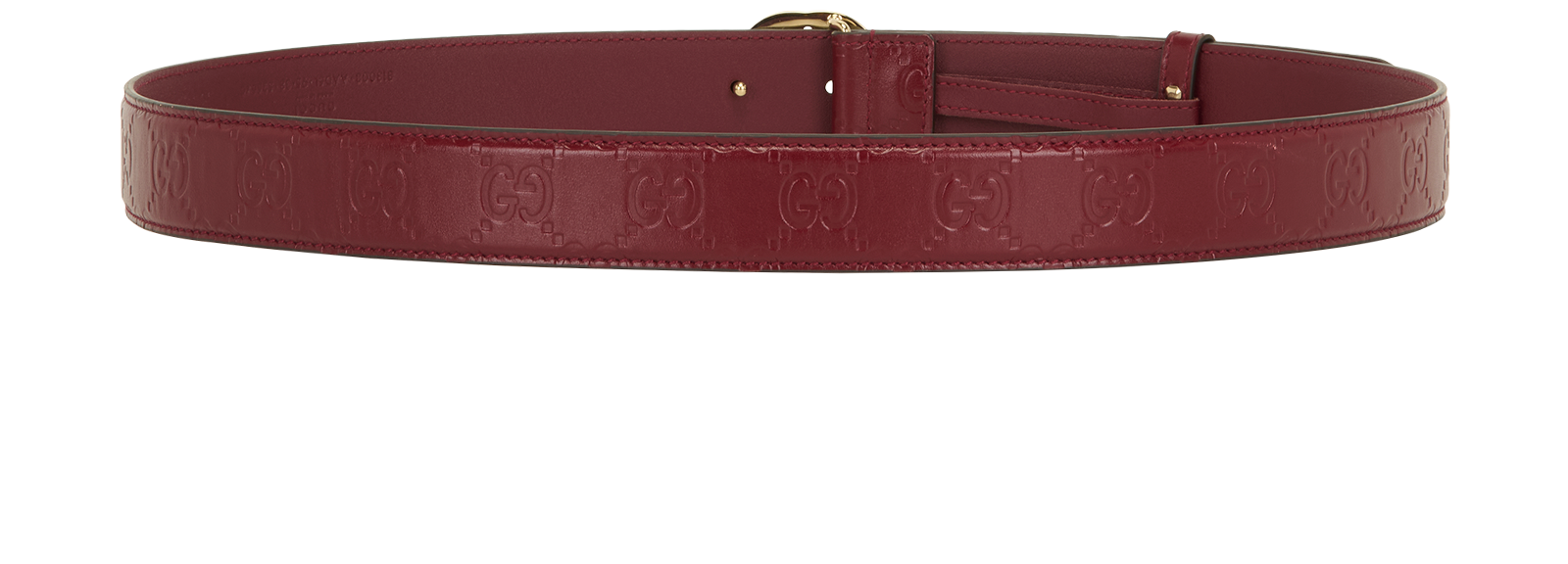 Gucci GG Belt, &pound;160, Accessories, Red, Leather, Back view