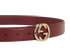 Gucci GG Belt, &pound;160, Accessories, Red, Leather, Other view