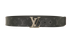 Louis Vuitton LV Initial Belt, &pound;295, Accessories, Black/Grey, Canvas, Front view