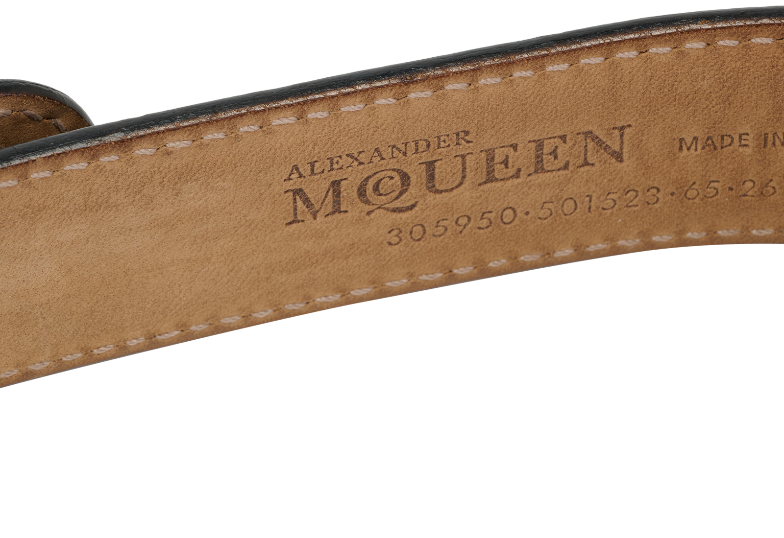Alexander McQueen Sculptural Bow Belt, &pound;120, Accessories, Black, Leather, Other view