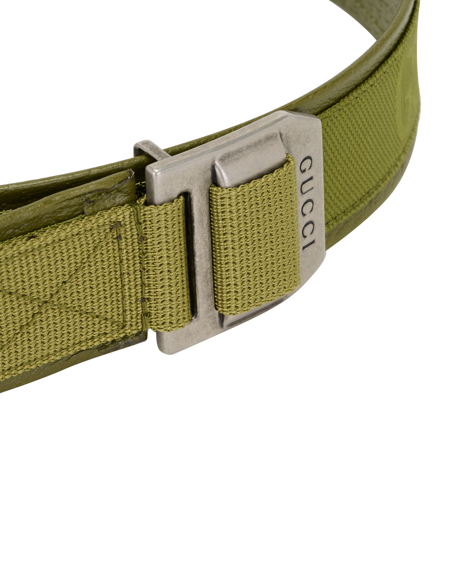 Gucci Off The Grid Belt, &pound;150, Accessories, Green, Canvas, Other view