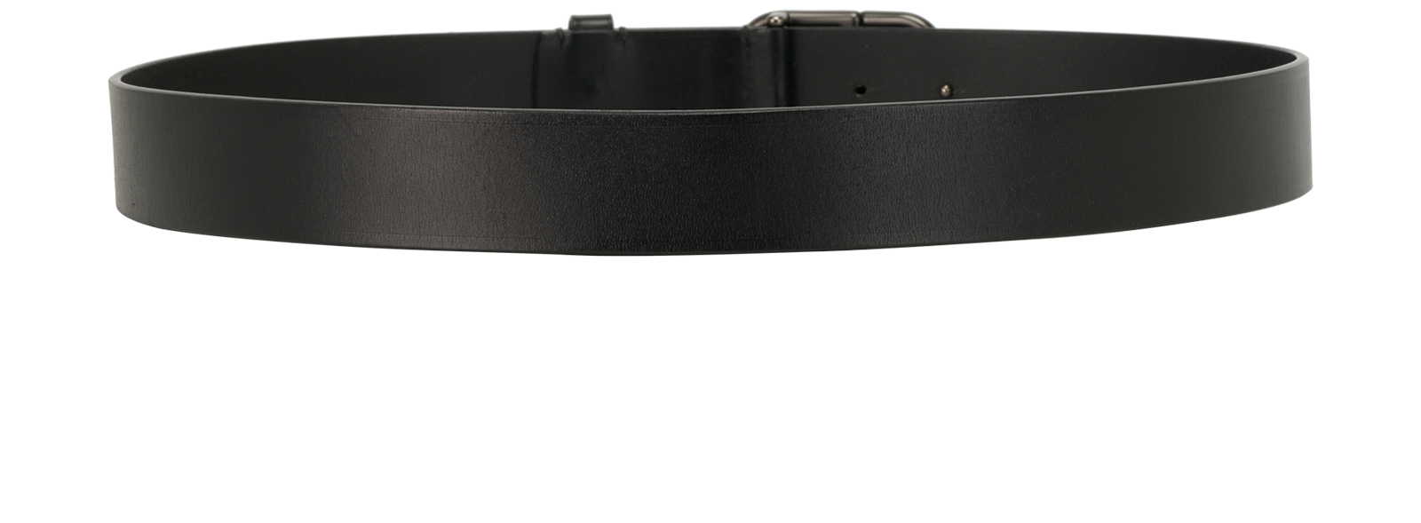 Balenciaga BB Logo Belt, &pound;175, Accessories, Black, Leather, Back view