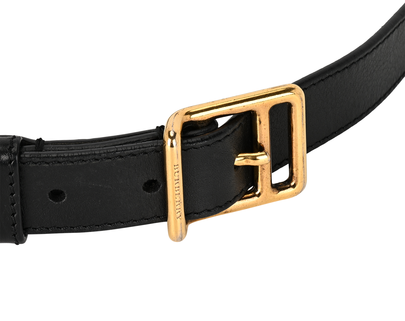 Burberry Belt, &pound;120, Accessories, Black, Leather, Other view