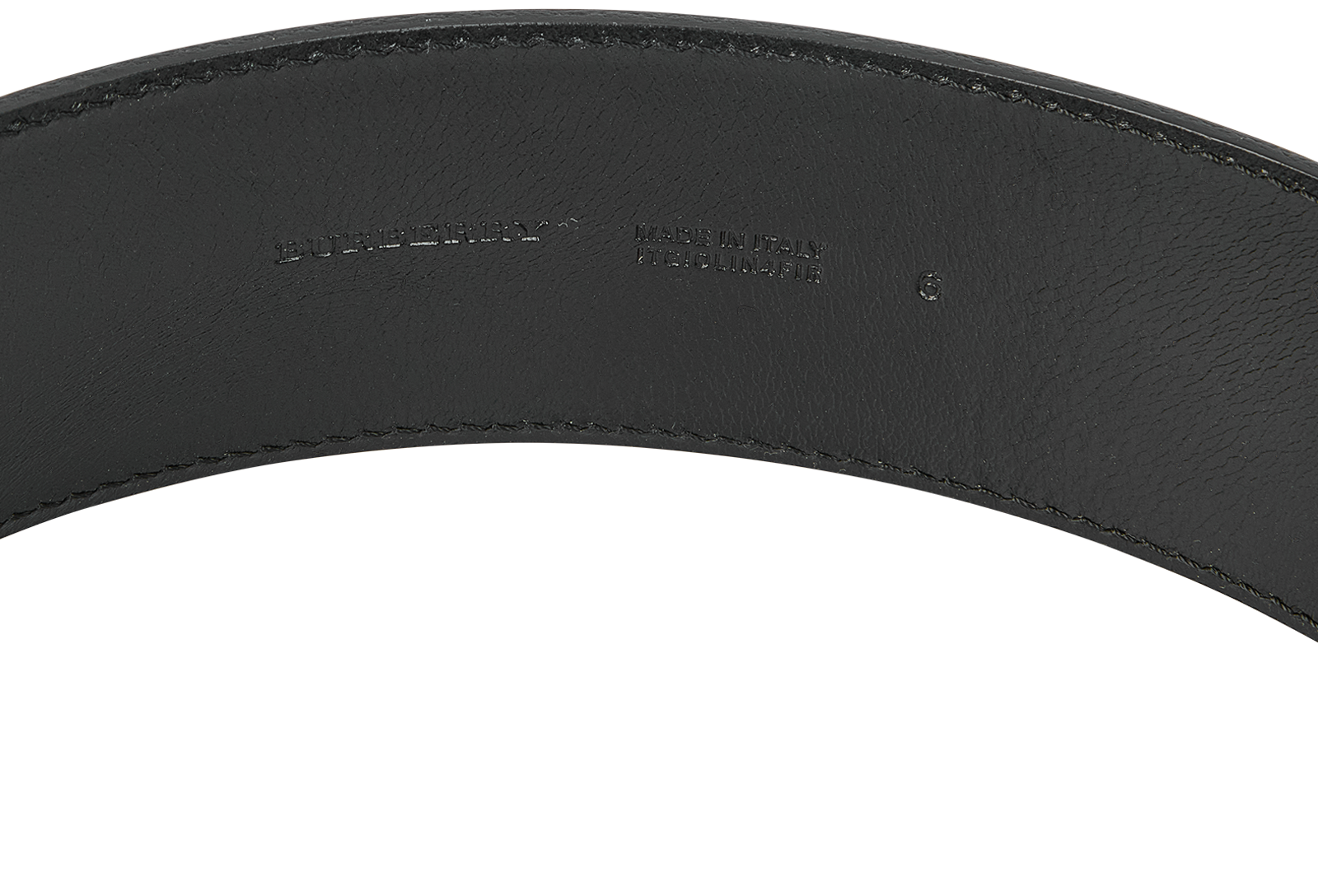 Burberry Double Prong Belt, &pound;150, Accessories, Black, Leather, Other view