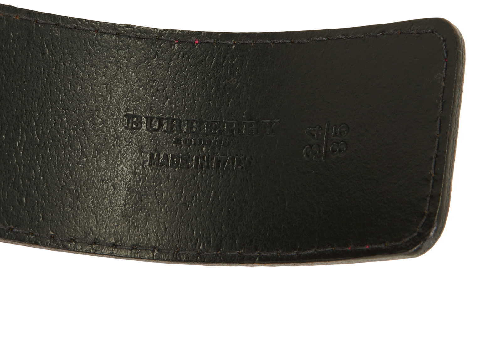 Burberry Croc-Embossed Belt, &pound;120, Accessories, Red, Leather, Other view