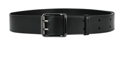 Burberry Thick Belt, Leather, Black, 60 cm, 3*